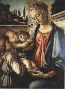 Madonna and Child with two Angels (mk36) Botticelli